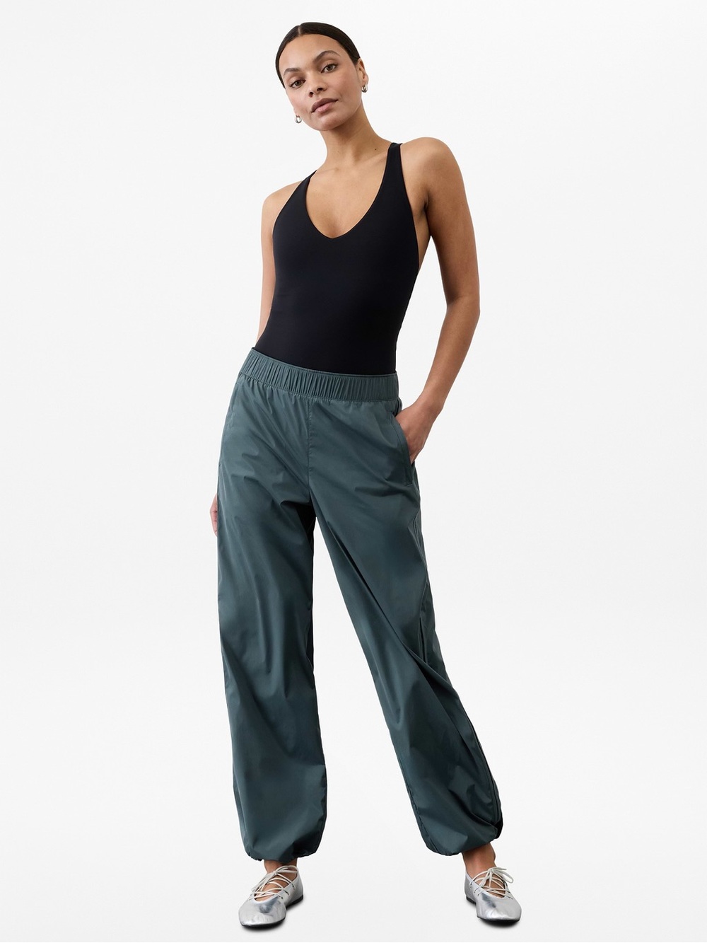 Athleta Rise Pant Brown Water-Resistant Travel Pants- Wrinkle Resistance- Brown